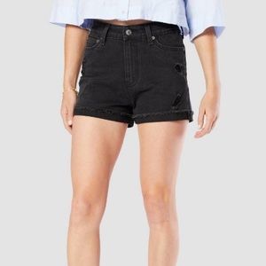 Denizen mom jean shorts black high rise 🖤